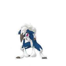 Lycanroc (Midnight Form) Pokémon GO In-game Shiny Sprite