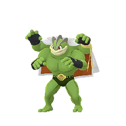 Sprite cromatico di gioco Pokémon GO di Machamp (Wildarea 2026 01)