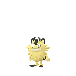 Sprite cromatico di gioco Pokémon GO di Meowth (Galarian)