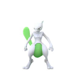 Sprite chromatique en jeu de Mewtwo dans Pokémon GO