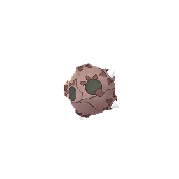 Sprite brilhante do jogo Pokémon GO de Minior (Meteor Indigo)