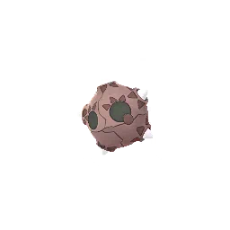 Sprite cromatico di gioco Pokémon GO di Minior (Meteor Violet)