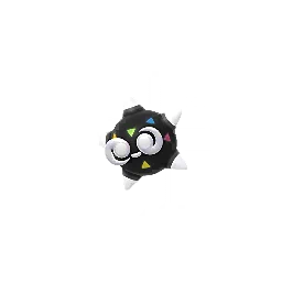 Sprite cromatico di gioco Pokémon GO di Minior (Violet)