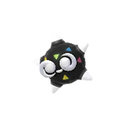 Sprite chromatique en jeu de Météno dans Pokémon GO