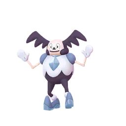 Sprite chromatique en jeu de M. Mime (Galarian) dans Pokémon GO