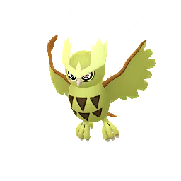 Noctowl Pokémon GO In-game Shiny Sprite