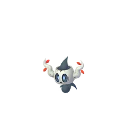 Sprite cromatico di gioco Pokémon GO di Phantump