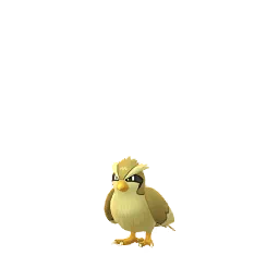 Sprite variocolor del juego Pokémon GO de Pidgey