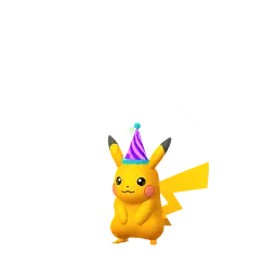 Pikachu (Party) Pokémon GO In-game Shiny Sprite