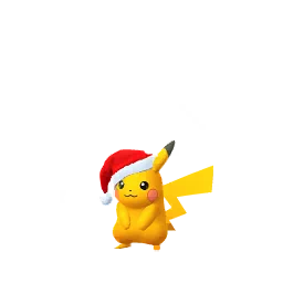Pikachu (Holiday) Pokémon GO In-game Shiny Sprite