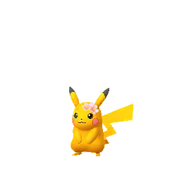 Pikachu (Spring 2023) Pokémon GO In-game Shiny Sprite