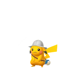 Pikachu (Adventure Hat 2020) Pokémon GO In-game Shiny Sprite