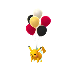 ピカチュウ (Flying 04)（色違い） Pokémon GO ゲーム内スプライト