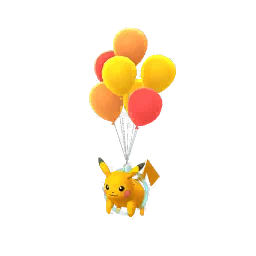 Pikachu (Flying Okinawa) Pokémon GO In-game Shiny Sprite