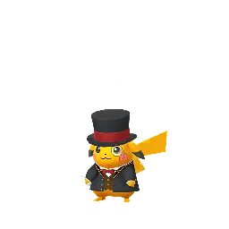 Pikachu (Gofest 2025 Monocle Red) Pokémon GO In-game Shiny Sprite