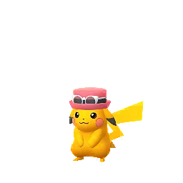 Sprite cromatico di gioco Pokémon GO di Pikachu (Gotour 2026 C 02)