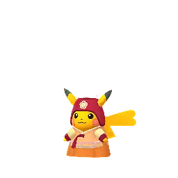 Sprite cromatico di gioco Pokémon GO di Pikachu (K 2026 A 01)