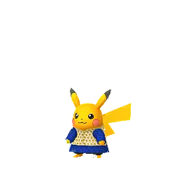 Pikachu (Kurta) Pokémon GO In-game Shiny Sprite