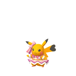 Pikachu (Pop Star) Pokémon GO In-game Shiny Sprite