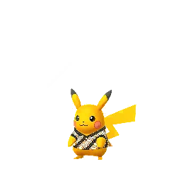 ピカチュウ (Tshirt 03)（色違い） Pokémon GO ゲーム内スプライト