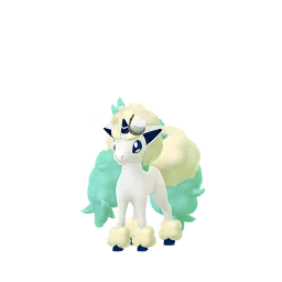 Sprite chromatique en jeu de Ponyta (Galarian, Gofest 2021 Noevolve) dans Pokémon GO