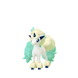 Sprite cromatico di gioco Pokémon GO di Ponyta (Galarian)