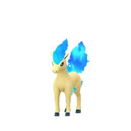 Sprite cromatico di gioco Pokémon GO di Ponyta