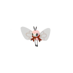 Ribombee Pokémon GO In-game Shiny Sprite