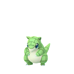 Sprite chromatique en jeu de Sabelette dans Pokémon GO