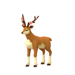 Sawsbuck (Spring Form) Pokémon GO In-game Shiny Sprite