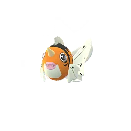 Sprite chromatique en jeu de Poissoroy dans Pokémon GO
