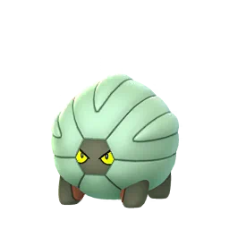 Sprite cromatico di gioco Pokémon GO di Shelgon