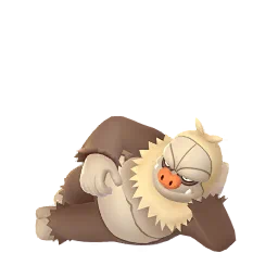 Sprite chromatique en jeu de Monaflèmit dans Pokémon GO