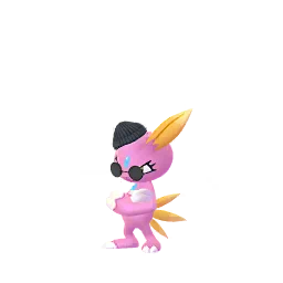 Sprite cromatico di gioco Pokémon GO di Sneasel (Fashion 2021 Noevolve)