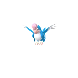 Squawkabilly (Blue Plumage) Pokémon GO In-game Shiny Sprite