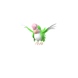 Squawkabilly (Green Plumage) Pokémon GO In-game Shiny Sprite