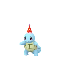 Sprite variocolor del juego Pokémon GO de Squirtle (Jan 2020 Noevolve)