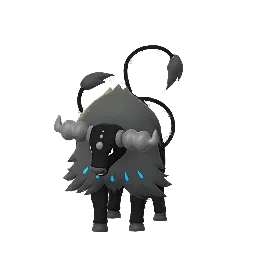 Sprite cromatico di gioco Pokémon GO di Tauros (Varietà Acquatica)