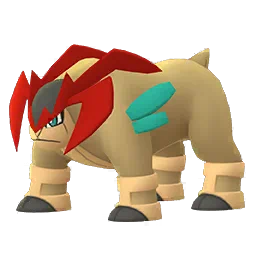 Terrakium Pokémon GO Schillerndes In-Game-Sprite