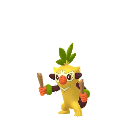 Thwackey Pokémon GO In-game Shiny Sprite