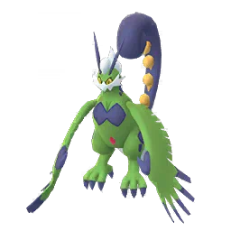 Sprite brilhante do jogo Pokémon GO de Tornadus (Forma Therian)