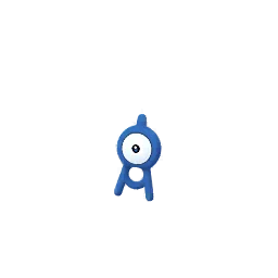 Sprite variocolor del juego Pokémon GO de Unown (A)
