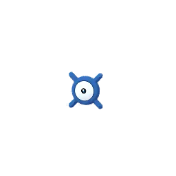 Unown (X) Pokémon GO In-game Shiny Sprite