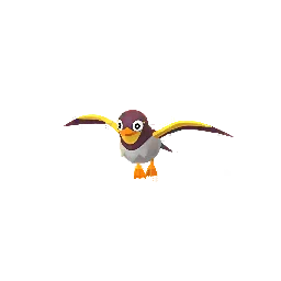 Wattrel Pokémon GO In-game Shiny Sprite