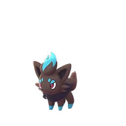 Sprite cromatico di gioco Pokémon GO di Zorua